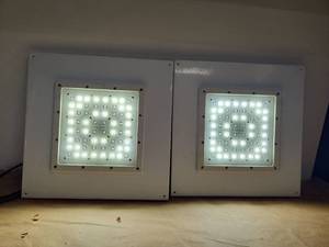 lot 50 image: Trace-Lite TLED-RC-36-VS-G-WW LED Canopy Luminaires - Set of 2