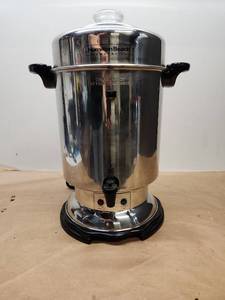 lot 55 image: Hamilton Beach Commercial 60-Cup Stainless Steel Coffee Urn