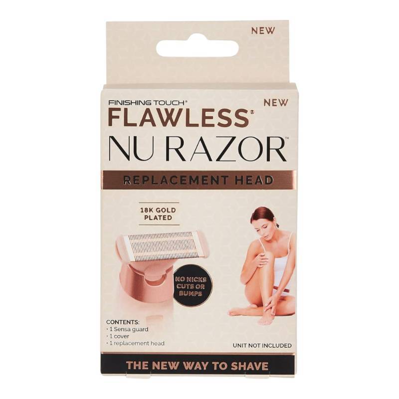 lot 103 image: Finishing Touch Flawless Nu Razor Replacement Blade, Rose Gold Retail $10