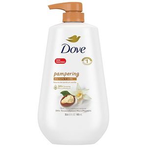 lot 101 image: Dove Pampering Gentle Body Wash for Women Shea Butter & Vanilla  30 fl oz - Retail $20