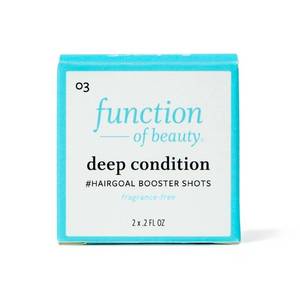 lot 143 image: Function of Beauty Deep Condition #HairGoal Add-In Booster Treatment Shots with Apple Extract - 2pk0.2 fl oz - Retail $6