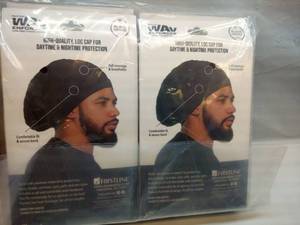 lot 146 image: Firstline WAV Enforcer Loc Cap Black 2-Pack - Retail $8