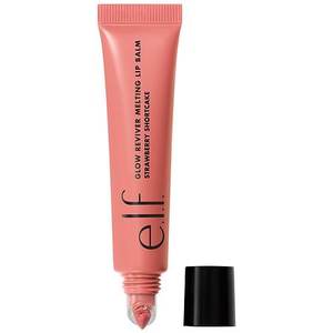 lot 147 image: e.l.f. Glow Reviver Melting Lip Balm - Strawberry Shortcake - 0.52oz Shine Enhancing, Nourishing, Gloss, Paraben-Free - Retail $12