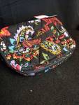 Vera Bradley Premium Cotton Makeup Organizer, Midnight Garden Paisley - Retail: $59