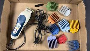 lot 94 image: Wahl Color Pro Corded Hair Clipper Set with Guide Combs