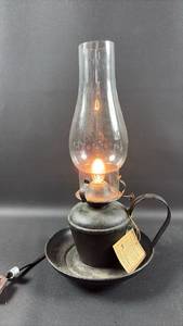 lot 22 image: Park Designs Handcrafted Electric Hurricane Lamp