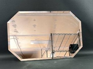 lot 37 image: Mirror Vanity Tray (18 inches side to side) Beveled Edge.