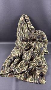 lot 151 image: Camouflage Crochet Throw