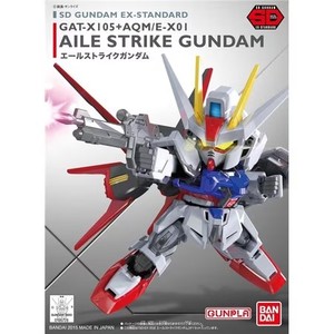 lot 1364 image: Bandai BAN2688287 SD EX-Standard 002 Aile Strike Gundam Kit