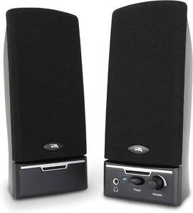 lot 1530 image: Cyber Acoustics CA-2014 Computer Speakers, Full Stereo Sound, Convenient Controls, Easy Setup