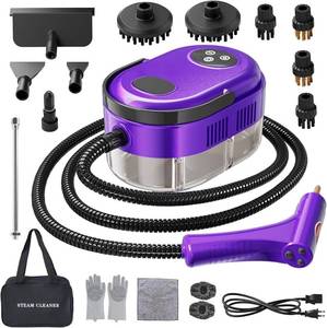 lot 1532 image: Handheld Steam Cleaner, 10s Fast Handheld Heating Steamer for Cleaning 15-in-1 High Pressure Steam Cleaner for Home & Kitchen, Grease, Grout, Tile,Floor,Couch and Car