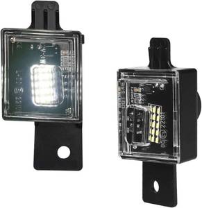lot 1543 image: LED License Plate Light Lamp Assembly Compatible with 2014-2025 Chevy Silverado GMC Sierra 15-25 Colorado Canyon Pickup Truck 6000K White, Pack of 2