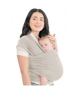 lot 1573 image: Original Baby Wraps Carrier, Baby Sling Carrier, Stretchy Infant Carrier for Newborn, Toddler - Gray&nbsp