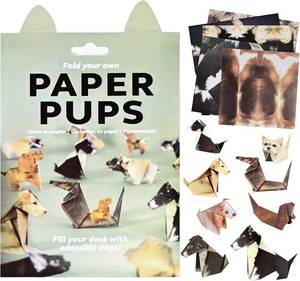 lot 1631 image: DGRKZY Cats Origami Kit - Cute Cat Origami Paper to Fold, Creative Origami Cats Craft for & Adults, Fun Paper Folding Desk Decoration (Animal Dog)