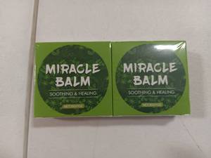 lot 1924 image: 2 Packs Miracle Balm Soothing And Healing 1oz