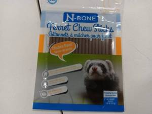 lot 1979 image: 1 Pack N-Bone Ferret Chew Sticks Chicken Flavor, 1.87-oz Bag