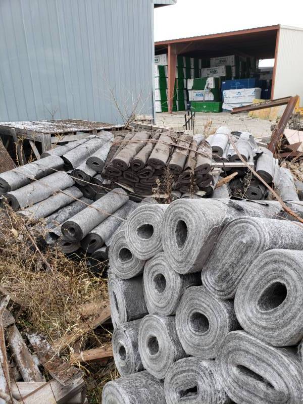 lot 11014 image: (1)Roll of Fiberglass SBS Base Sheeting $1 Dollar Starting Bid Pick Em