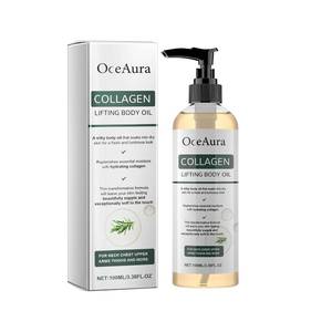 lot 1026 image: Collagen Lifting Body Oil with Hydrating Formula for Neck, Chest, Arms, Thighs, 3.38 Fl Oz, Silky Texture for Fresh and Luminous Skin