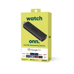 lot 1460 image: onn. Google TV Full HD Streaming Device (New, 2023)