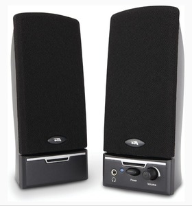 lot 1596 image: Cyber Acoustics CA-2014 Computer Speakers, Full Stereo Sound, Convenient Controls, Easy Setup