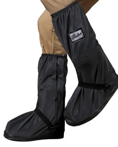 lot 1661 image: Waterproof Rain Boot Shoe Cover with Reflector Reusable & Foldable