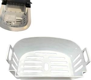 lot 1663 image: Ice Maker Ice Basket - Replacement Storage Bin with Drain, Safe Plastic - Verify Your Ice Makers Basket Dimensions Before Purchase(Size 7.87D x 4.76W x 3.82H) (HZB-12A)