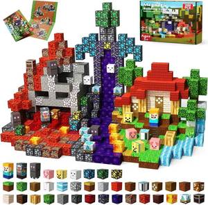 lot 1671 image: Magneverse 200 PCS 0.8in Magnetic Blocks - Magnet Toys for Boys, Magnetic Building Blocks Cubes, Stacking Magnets, School STEM Toys Birthday Gifts for Boys and Girls Age 3 Years Old (Theme Portal)