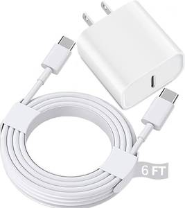 lot 1731 image: USB C Fast Charger for Apple iPad Pro 1312.911 in 2026-2018,iPad 11th(A16),iPad Air 5thMini 7th,iPhone 171615 Series,USB C Charger Fast Charging Adapter Wall Block with USBC to C Cable Cord 20W