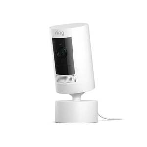 lot 1784 image: Ring Stick Up Cam Pan-Tilt Mount - White - Mount Only Camera Sold Separately