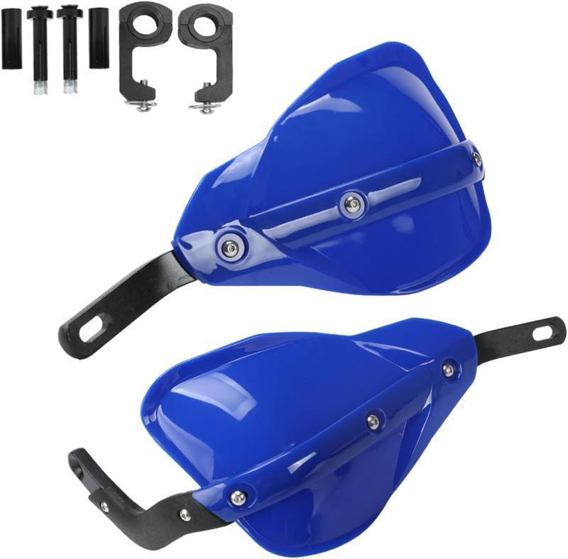 lot 11168 image: Dirt Bike Handguards Universal 78 and 1 18 Handlebar Motorcycle Hand Guards for Dirt bike Snowmobile Motocross Supermoto Scooter ATV Off Road (Blue)