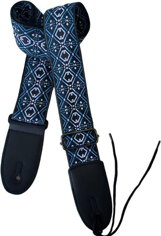 lot 13241 image: Guitar Strap - Adjustable Jacquard Fabric Strap for Acoustic Electric & Bass Guitars