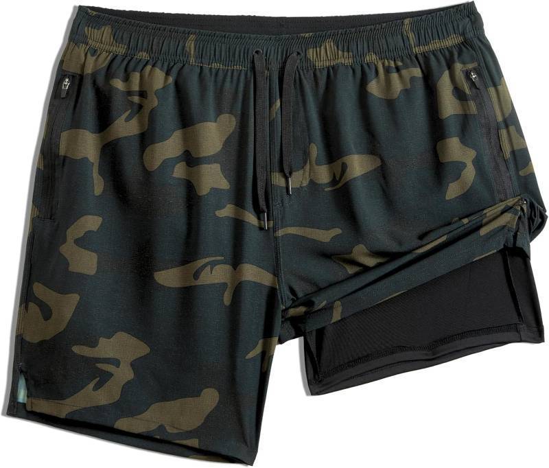 lot 13315 image: Onvous 7 Mens Swim Trunks Men Swim Trunks with Liner  Mens Swim Shorts Men  Mens Bathing Suit for Mens Swimwear Size Large