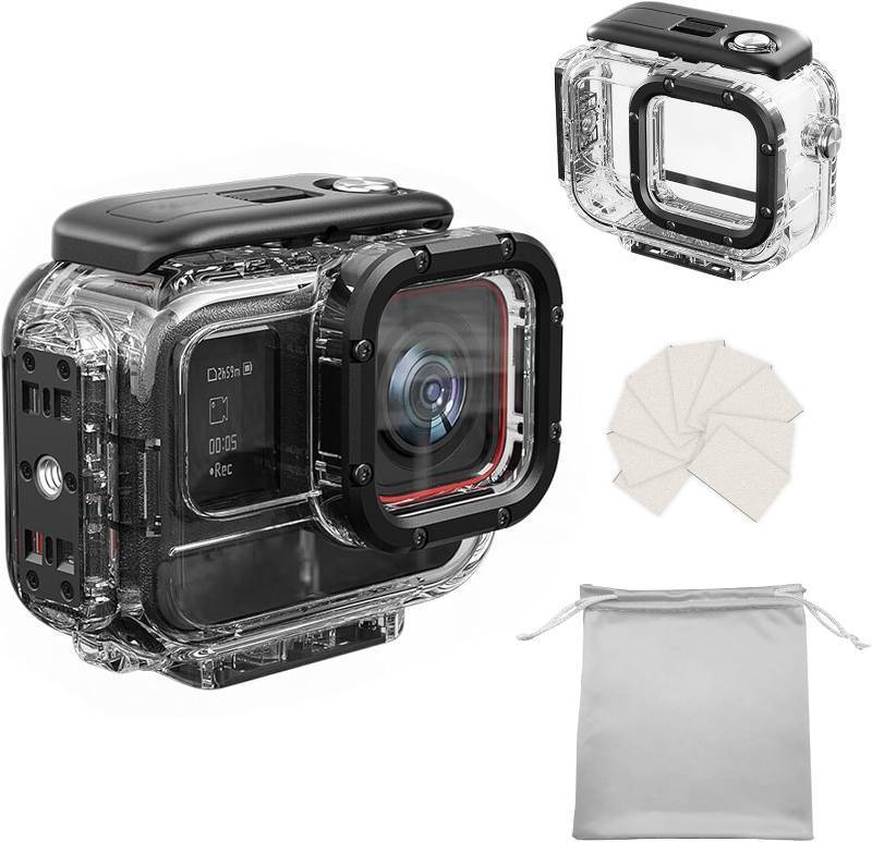 lot 12995 image: Waterproof Case Underwater Dive Case Protective Shell for Insta360 Ace Pro Action Camera 60M197FT Diving Housing Cover Shell