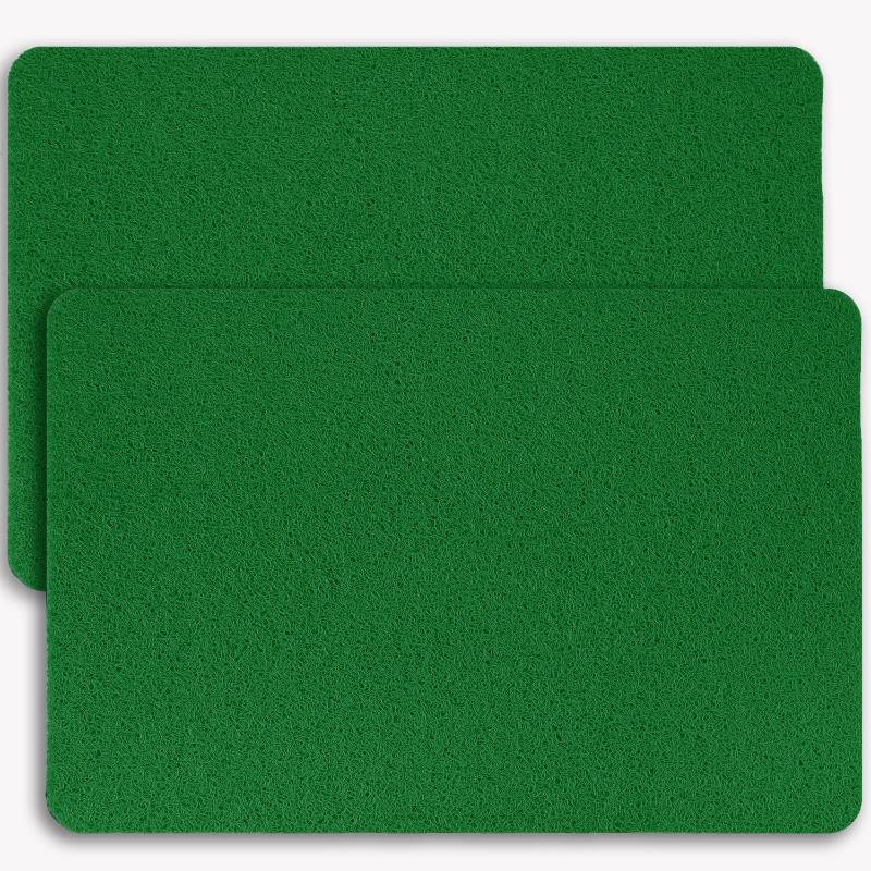 lot 13474 image: 2 Packs Hargiis Non-Slip Bathtub Mat, 2 Pack Anti Slip Shower Mat, Fast Drying Bathtub Mats, Foot Scrubber Mat, Anti Slip Mat for Tub, Floor, Bathroom, Kitchen, Home, Hotel (Dark Green 24 1624 16)