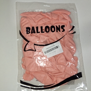 lot 1084 image: PASTEL ORANGE BALLOONS 12INCH BALLOONS BIRTHDAY BALLOONS