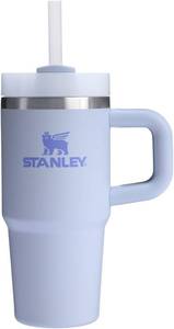 lot 1087 image: STANLEY Quencher H2.0 Tumbler with Handle and Straw 14 oz  Flowstate 3-Position Lid  Cup Holder Compatible for Travel  Insulated Stainless Steel Cup  BPA-Free  Dew Drop