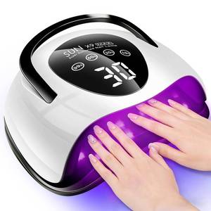 lot 1088 image: LadyMisty 268W UV LED Nail Lamp, 2026 Upgrade UV Light for Gel Nails with 57 Beads, Nail Dryer with 4 Timer Setting & LCD Touch Display, Professional Nail Lamp   Best Gifts (Black)