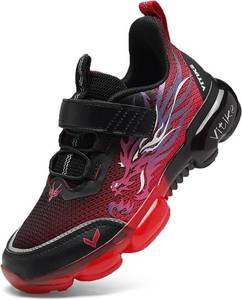 lot 1096 image: JMFCHI Kids Sneakers Boys Girls Tennis Running Shoes Outdoor Hiking Sneaker for Boys Athletic Breathable SIZE 36