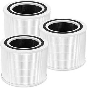 lot 1105 image: Core 200S-P Replacement Filter Compatible with LEVOIT Core 200S Smart WiFi Air PuriFier, Core 200S-RF Air Filter, White, 3 Pack