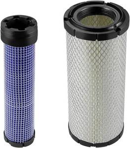 lot 1110 image: For Kawasaki 11013-7044 & 11013-7045 Inner & Outer Air Filter Cleaners Combo OEM for Donaldson Kohler 25-083-01-S P821575 & P822858