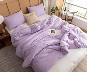 lot 1165 image: ROSGONIA TwinTwin XL Comforter Set for College Girls Boys Lavender, 1 Purple Comforter & 1 Pillowcase Lightweight Kids Comforter Soft Dorm Bedding