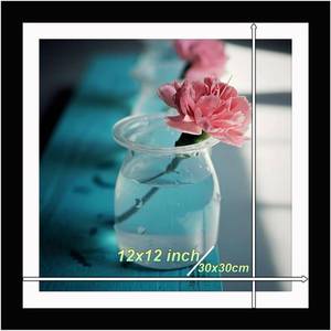 lot 1174 image: Betionol Diamond Painting Frames, Display 12x12in30x30cm Diamond Painting Pictures or Photos, Black Natural Solid Wood Picture Frame with Acrylic Protection Glass, Back Mat And Hanging Kit