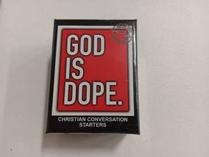 lot 1187 image: God Is Dope Christian Conversation Starters