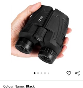 lot 1306 image: Occer 12x25 Compact Binoculars for Adults and Kids - Large Eyepiece Waterproof Binoculars for Bird Watching - High Powered Easy Focus Binoculars with Low Light Vision for Outdoor Hunting Travel