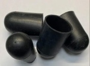 lot 1269 image: dexierp Protection Force Round Cap for 1-316 29 30 mm OD X38.1 mm Length (Pack of 10) Pipe Post Tube End Cover M30 Screw Thread Protectors Elastic Rubber