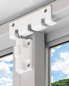 lot 17026 image: Sliding Door Lock Window Locks for Patio Sliding Glass Door Foot Locks for Front Door Security Bar Stoppers Top Horizontal Childproof Keyless Safety Lock from Inside Home Apartment Hotel Essentials