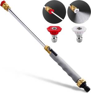 lot 17028 image: 2026 Upgraded Jet Nozzle Power Washer for Garden Hose, Includes 2 High-Pressure Nozzles and Quick Connectors  Hydro Jet High Pressure Washer Tools