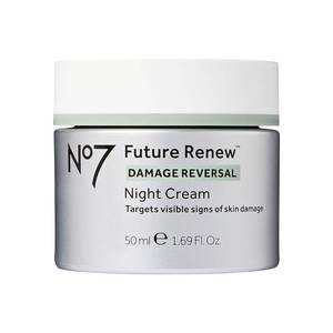 lot 17040 image: No7 Future Renew Damage Reversal Night Cream - Anti Aging Face Moisturizer - Infused with Peptide Technology to Reverse Visible Signs of Damage - Skin Barrier Repair for Dry Skin (1.69 Oz)