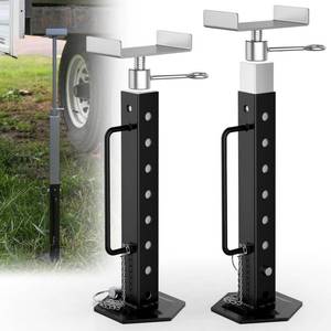 lot 1216 image: RV Slide Out Support Jacks Adjustable from 15 to 35, Universal Heavy-Duty Camper Stabilizer Jacks for RV Travel 5th Wheel, Up to 5000 LBS Capacity (2 Pcs)