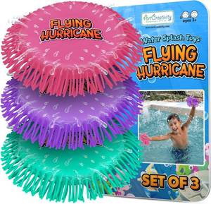 lot 1236 image: ArtCreativity Soft Water Frisbees for Kids, Soft Sports Discs (3 Pack), Beach Water Toys & Swimming Pool Toys for Kids, Backyard Fun Toy & Outdoor Summer Games, Birthday Gifts for Boys & Girls